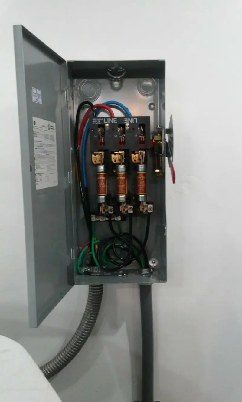 Three-phase disconnect switch installed for Electrical Wiring & Rewiring in East Orange